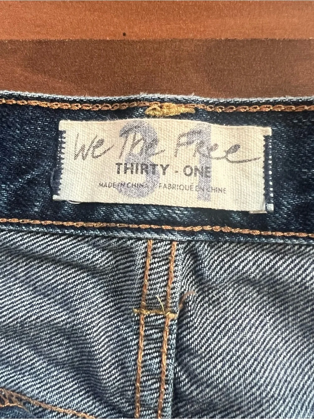 Free People We The Free Denim Distressed Shorts